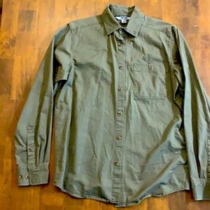 Gander Mtn. Green Button Down - Small